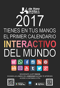 J. de Haro Artes Gráficas ya tiene listo su Calendario Impreso Interactivo para el 2017